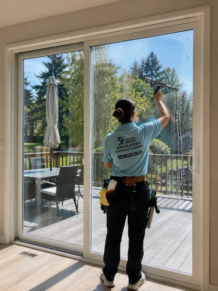 Residential window cleaning before and after, Portland & Vancouver area